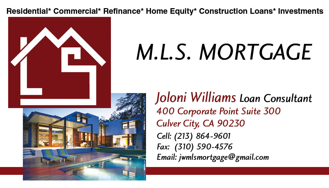 MLS Mortgage Company Realty Business Card Design Front